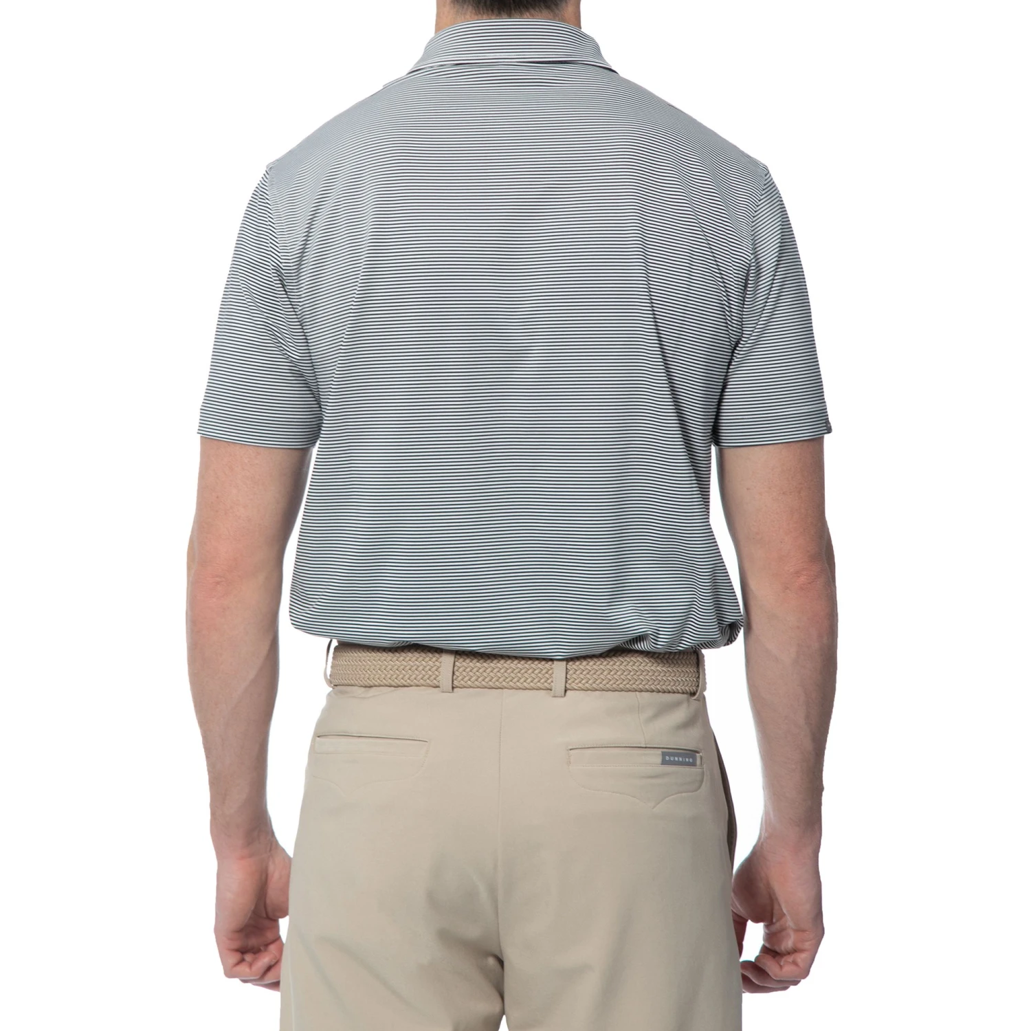 Dunning Men's Whitby Jersey Golf Polo Polar/white 4 Dunning Men's Whitby Jersey Golf Polo Polar/white - Image 2