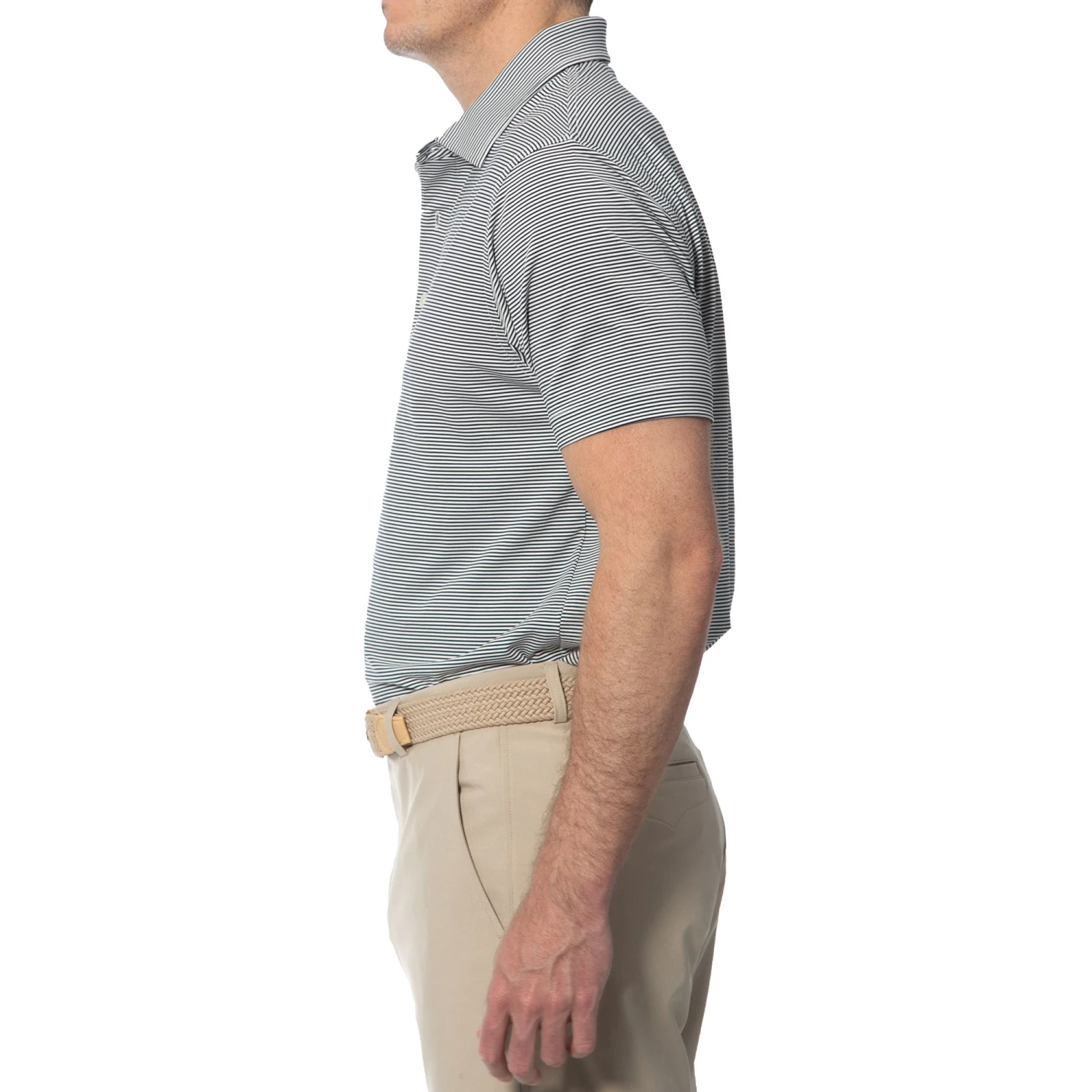 Dunning Men's Whitby Jersey Golf Polo Polar/white 5 Dunning Men's Whitby Jersey Golf Polo Polar/white - Image 3