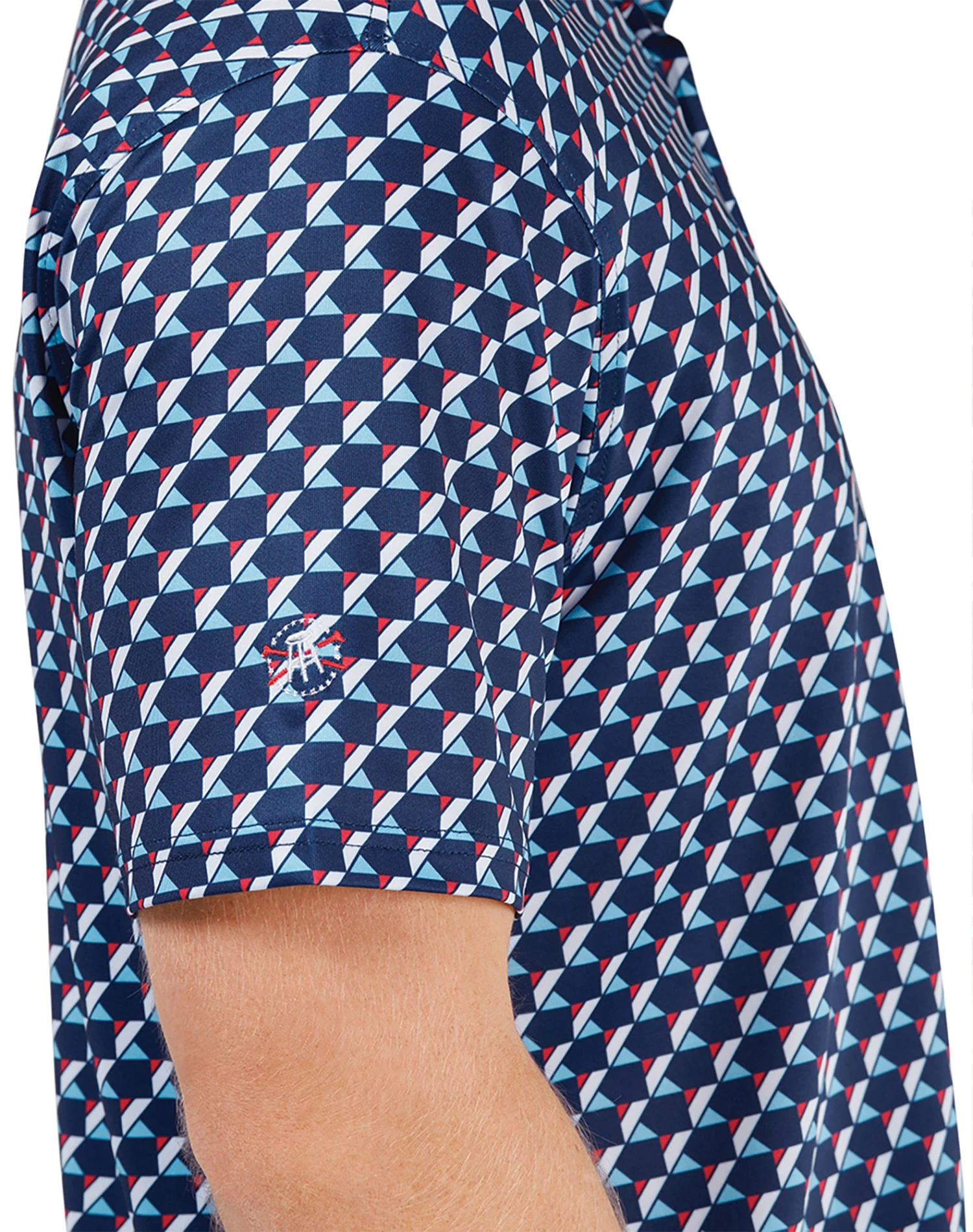 Barstool Sports Men's Ain't No Hobby K Printed Golf Polo Navy 5 Barstool Sports Men's Ain't No Hobby K Printed Golf Polo Navy - Image 3