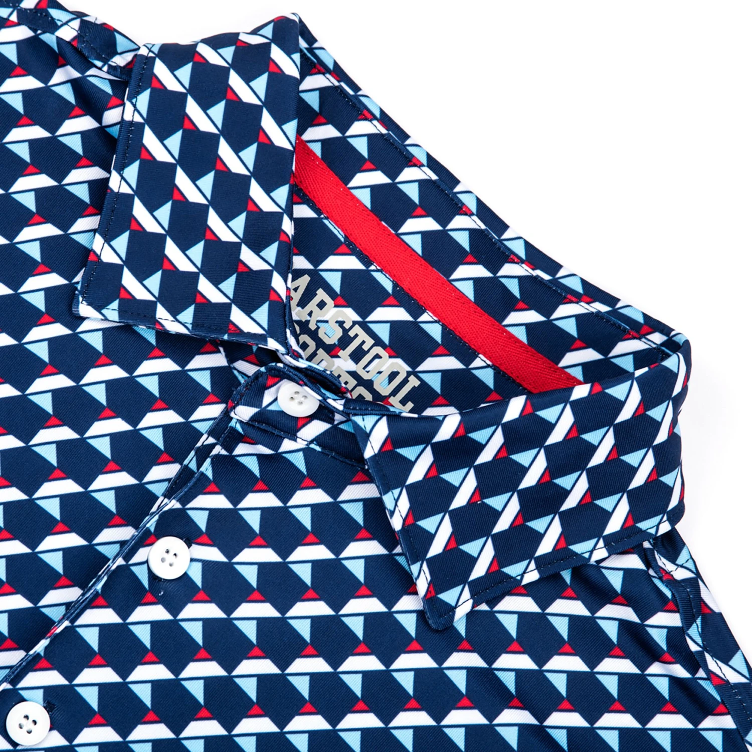 Barstool Sports Men's Ain't No Hobby K Printed Golf Polo Navy 7 Barstool Sports Men's Ain't No Hobby K Printed Golf Polo Navy - Image 5