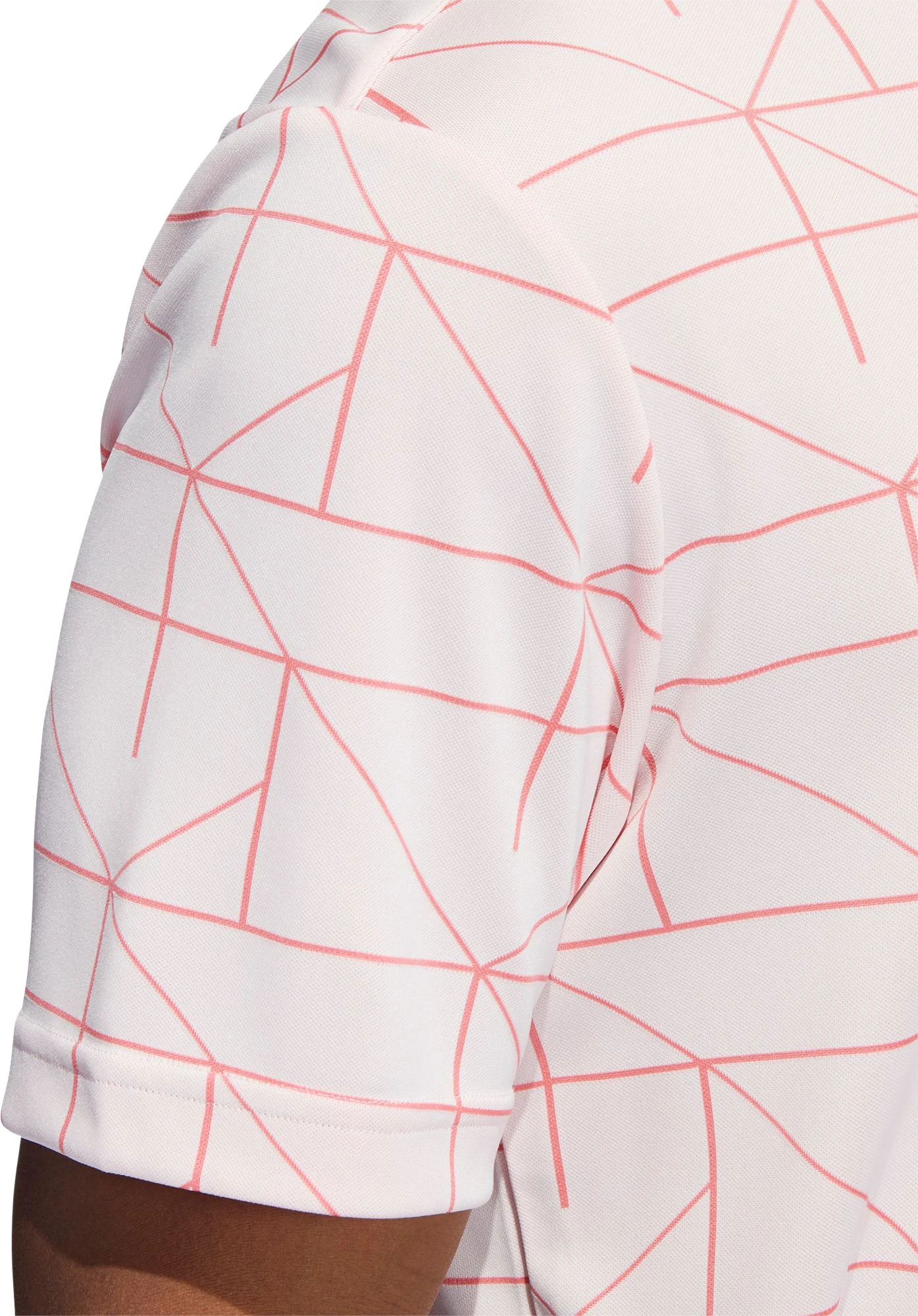 Adidas Men's Jacquard Primegreen Golf Polo Blue Rush/semi Mint Rush 7 Adidas Men's Jacquard Primegreen Golf Polo Blue Rush/semi Mint Rush - Image 5