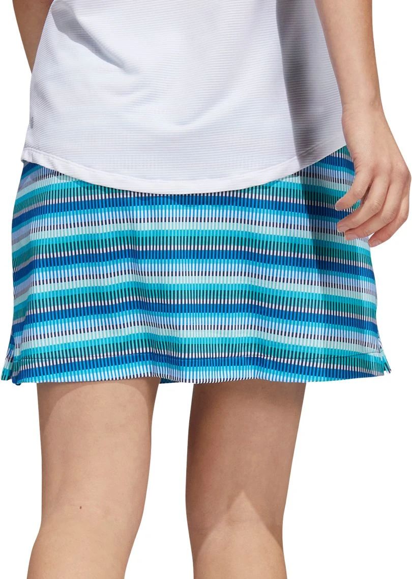 Adidas Women's Ultimate365 Printed Golf Skort Crew Navy/white 5 Adidas Women's Ultimate365 Printed Golf Skort Crew Navy/white - Image 3