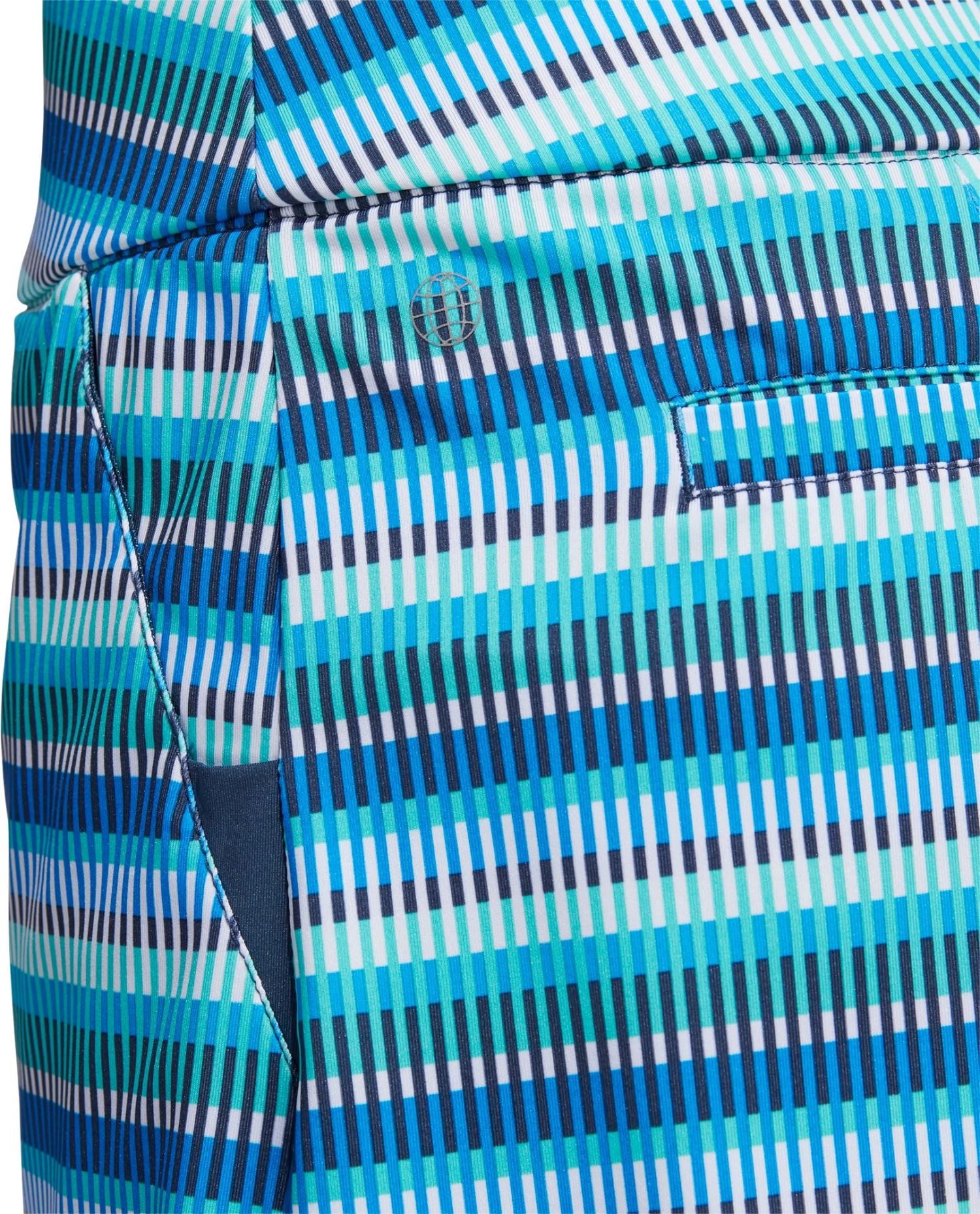 Adidas Women's Ultimate365 Printed Golf Skort Crew Navy/white 8 Adidas Women's Ultimate365 Printed Golf Skort Crew Navy/white - Image 6