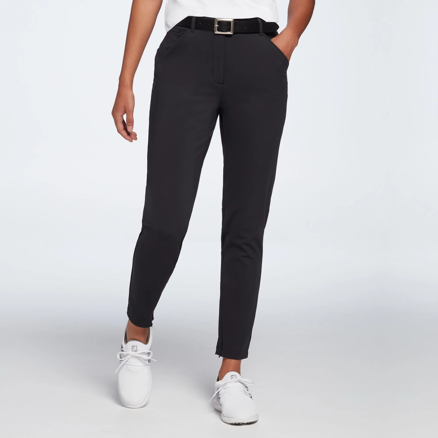 CALIA Women's Sculpt 5-Pocket Golf Pant Pure Black 3 CALIA Women's Sculpt 5-Pocket Golf Pant Pure Black