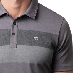 TravisMathew Men's Nearly There Golf Polo Heather Grey Pinstripe 9 TravisMathew Men's Nearly There Golf Polo Heather Grey Pinstripe -Golf Apparel Shop unnamed file 4054