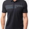 TravisMathew Men's Safe And Sound Polo Black -Golf Apparel Shop unnamed file 4055