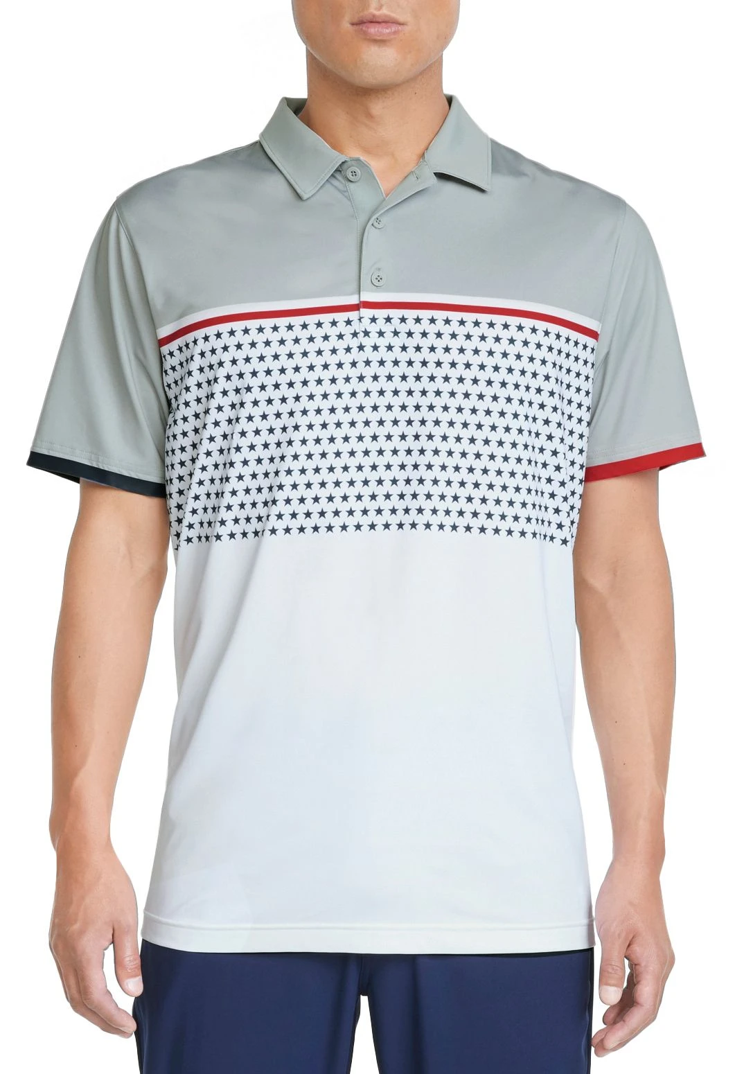 PUMA Men's Volition Patriot Golf Polo Navy Blazer/bright White 3 PUMA Men's Volition Patriot Golf Polo Navy Blazer/bright White