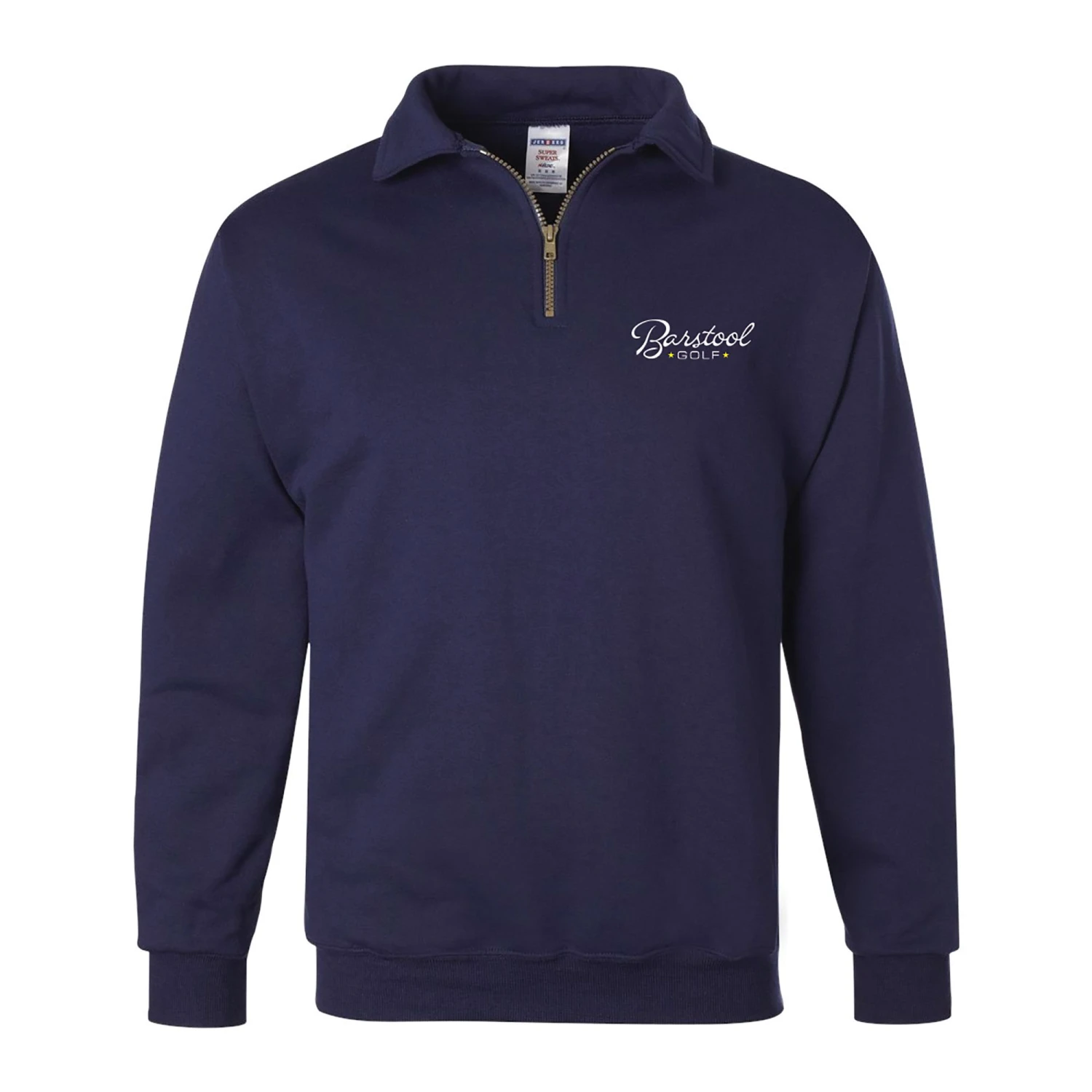 Barstool Sports Men's Golf 1/4 Zip Navy 3 Barstool Sports Men's Golf 1/4 Zip Navy