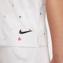 Nike Girls' Dri-FIT Victory Printed Golf Polo White 7 Nike Girls' Dri-FIT Victory Printed Golf Polo White -Golf Apparel Shop unnamed file 4112