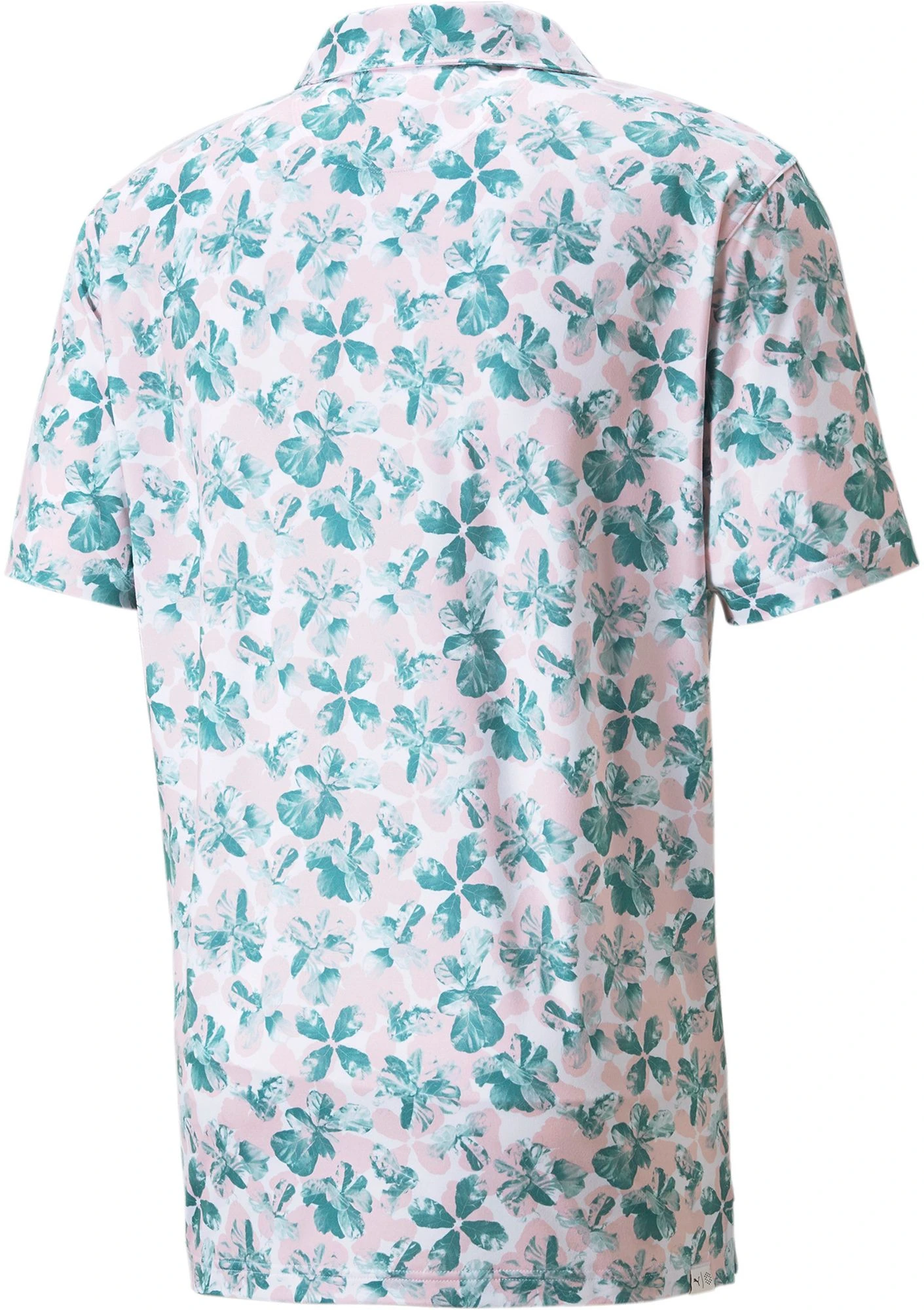 PUMA Men's Cloudspun Plumeria Golf Polo Parfait Pink/bright White 4 PUMA Men's Cloudspun Plumeria Golf Polo Parfait Pink/bright White - Image 2