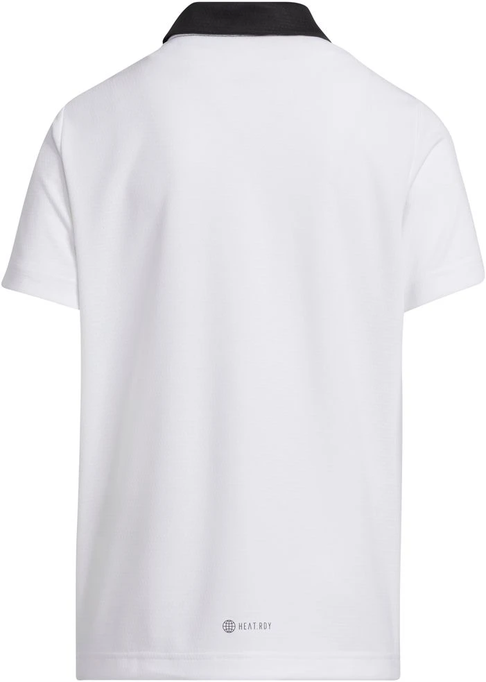 Adidas Boys' HEAT.RDY Golf Polo Crew Navy/blue Rush/white 4 Adidas Boys' HEAT.RDY Golf Polo Crew Navy/blue Rush/white - Image 2