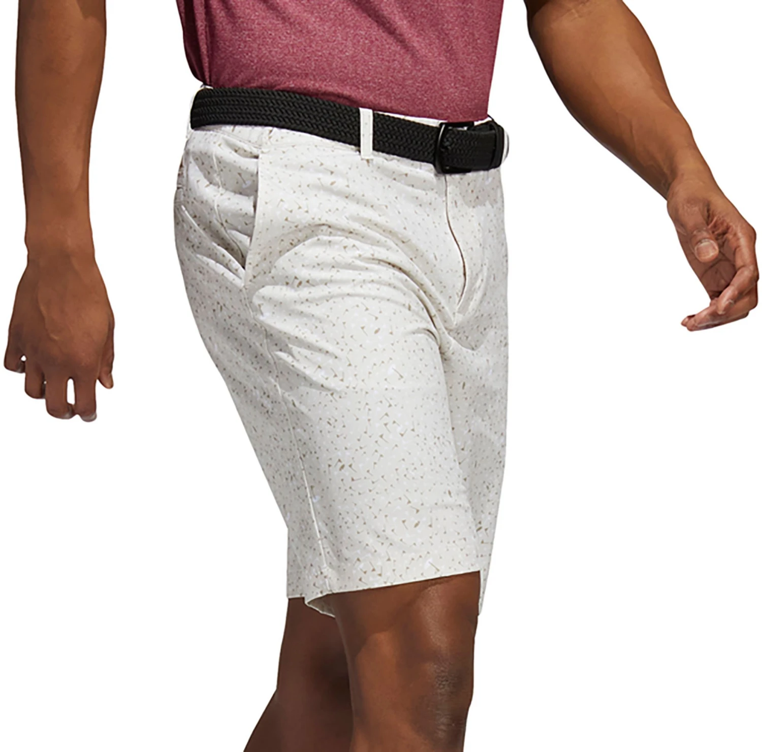 Adidas Men's Ultimate365 Flag Print Golf Shorts Clear Brown/hemp 6 Adidas Men's Ultimate365 Flag Print Golf Shorts Clear Brown/hemp - Image 4