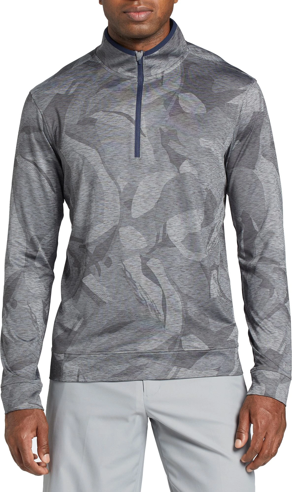 Walter Hagen Perfect 11 Lightweight ¼ Zip Golf Pullover For Men Navy/printed Navy 3 Walter Hagen Perfect 11 Lightweight ¼ Zip Golf Pullover For Men Navy/printed Navy