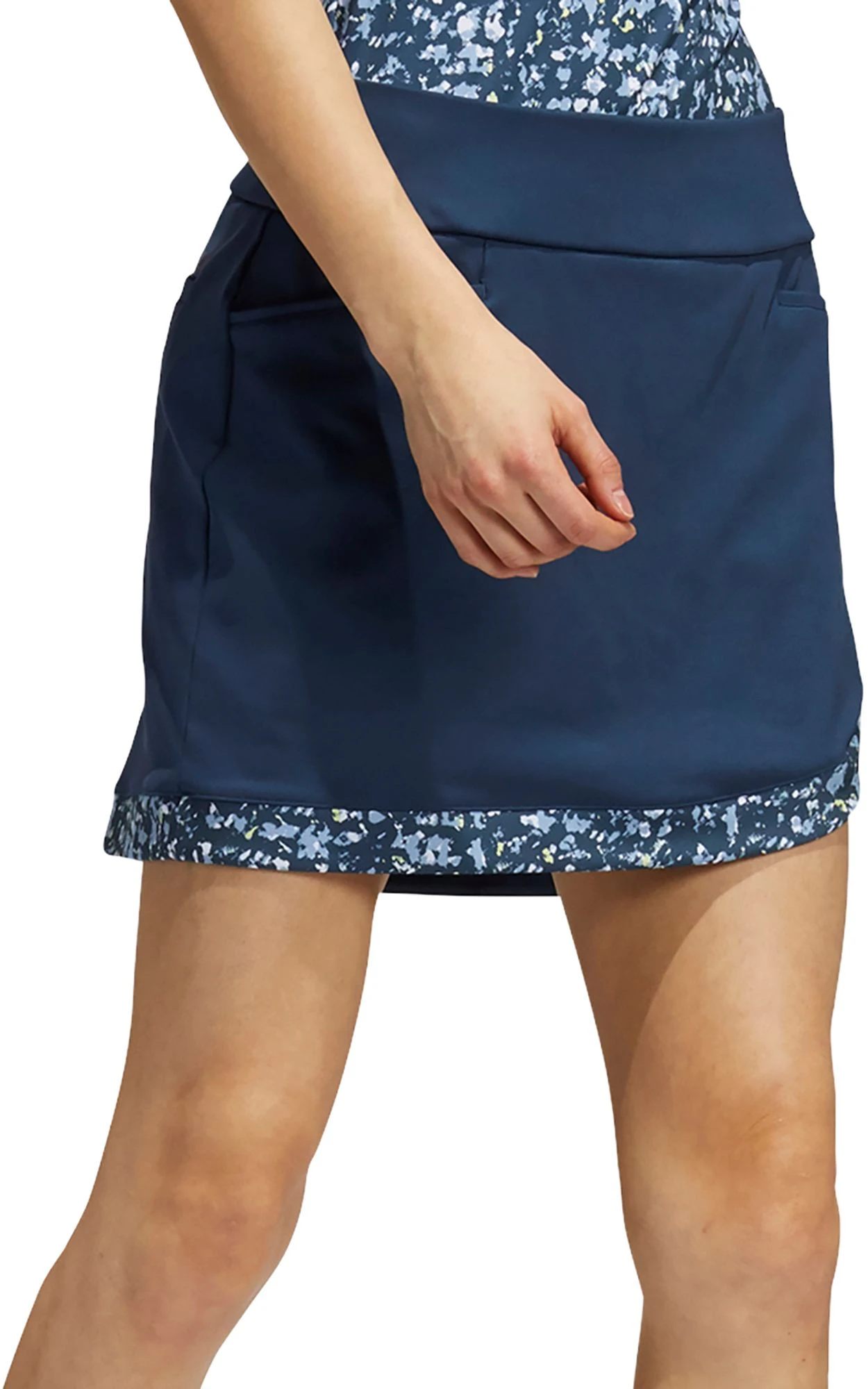 Adidas Women's Ultimate365 Printed Primegreen Golf Skort Crew Navy 5 Adidas Women's Ultimate365 Printed Primegreen Golf Skort Crew Navy - Image 3