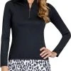 Tail Women's LOVELL Long Sleeve Golf Top Onyx 1 Tail Women's LOVELL Long Sleeve Golf Top Onyx -Golf Apparel Shop unnamed file 4288