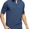Adidas Men's Primeknit 1/4 Zip Golf Pullover Crew Navy 2 Adidas Men's Primeknit 1/4 Zip Golf Pullover Crew Navy -Golf Apparel Shop unnamed file 4292