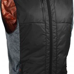 Sun Mountain Men's Colter Insulated Golf Vest Black/steel/inferno