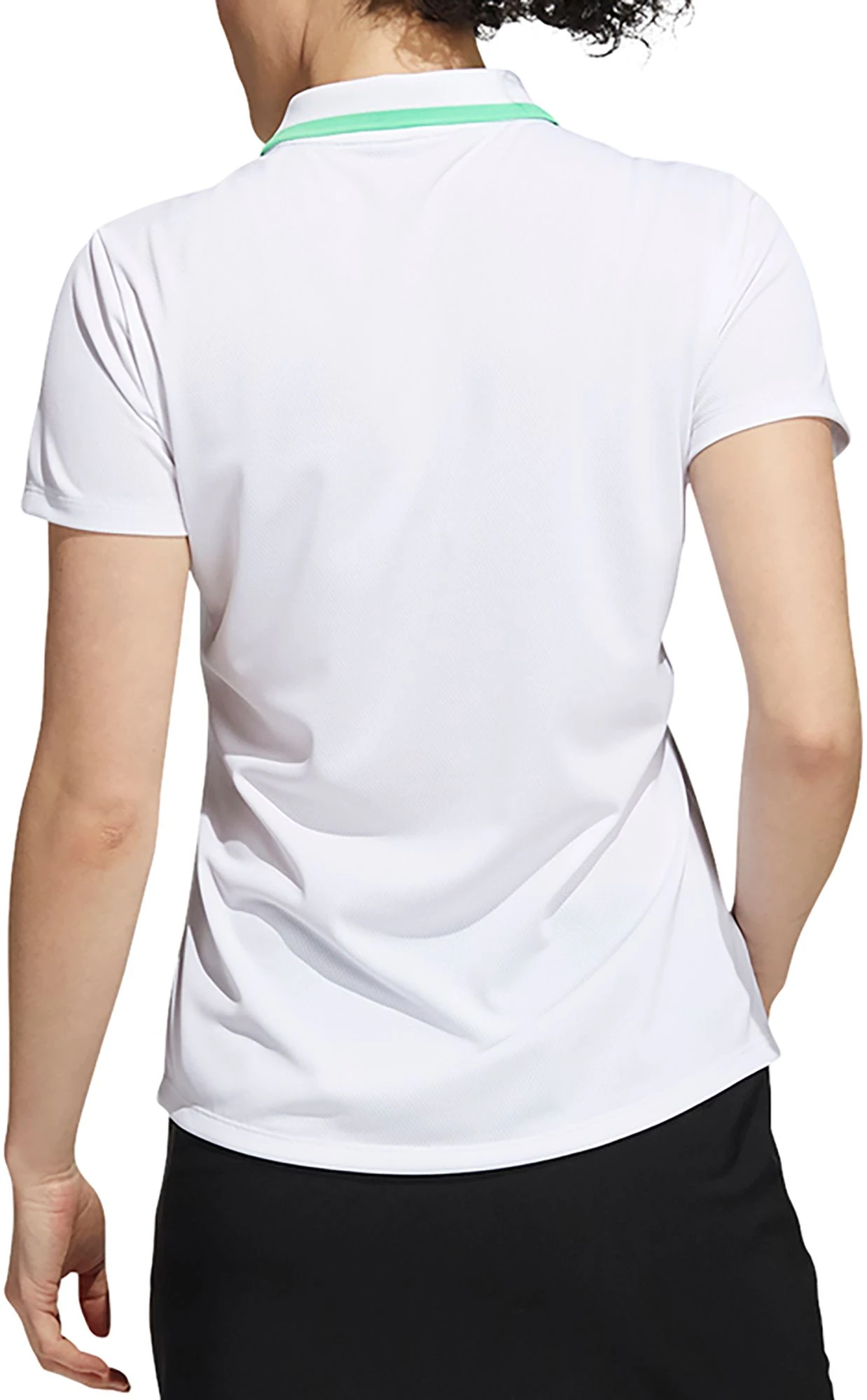 Adidas Women's Equipment Sleeve Golf Polo White 4 Adidas Women's Equipment Sleeve Golf Polo White - Image 2