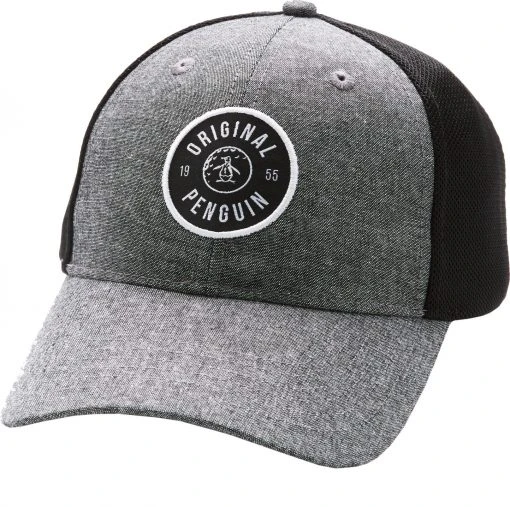 Original Penguin Men's Pete Mesh Golf Hat Asphalt