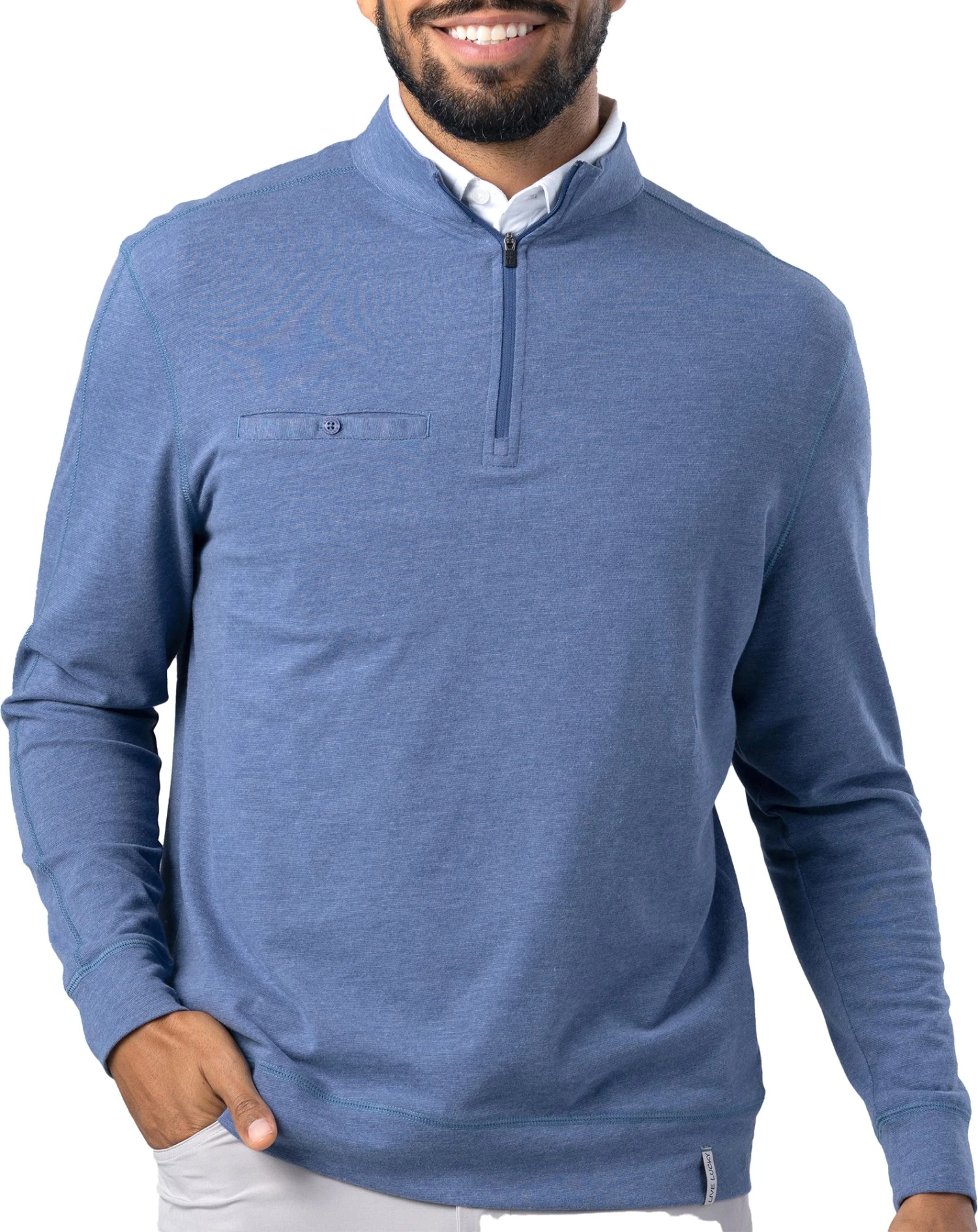 Black Clover Men's Clyde Golf Pullover 3 Black Clover Men's Clyde Golf Pullover