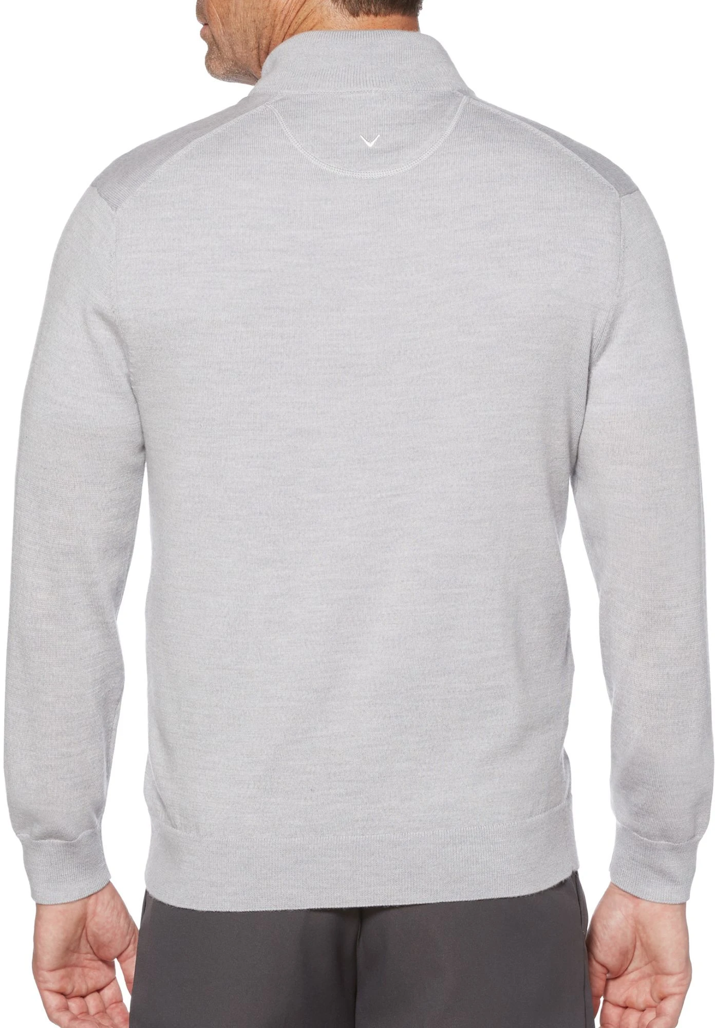Callaway Men's Thermal Merino 1/4 Zip Golf Pullover Black Onyx 4 Callaway Men's Thermal Merino 1/4 Zip Golf Pullover Black Onyx - Image 2
