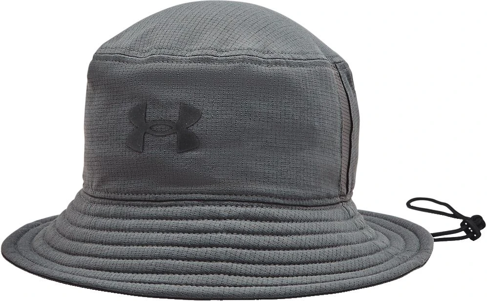 Under Armour Men's Iso-Chill ArmourVent Bucket Hat Grey 3 Under Armour Men's Iso-Chill ArmourVent Bucket Hat Grey