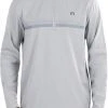 TravisMathew Men's Taking On Water 1/4 Zip Golf Jacket Heather Sleet 2 TravisMathew Men's Taking On Water 1/4 Zip Golf Jacket Heather Sleet -Golf Apparel Shop unnamed file 4407