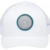 TravisMathew Men's The Patch Golf Hat White -Golf Apparel Shop unnamed file 4449