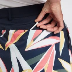 Lady Hagen Women's 17" Traditional Golf Skort Retro Leaf Dark Navy -Golf Apparel Shop unnamed file 449