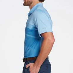 Walter Hagen Men's Perfect 11 Slant Stripe Golf Polo Daybreak Blue 10 Walter Hagen Men's Perfect 11 Slant Stripe Golf Polo Daybreak Blue -Golf Apparel Shop unnamed file 4504