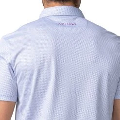 Black Clover Men's Illusion Golf Polo Grey/orchid -Golf Apparel Shop unnamed file 4560