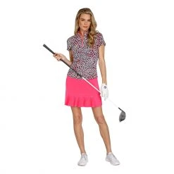 Tail Women's Layne Short Sleeve Golf Polo Cheetah Trails 7 Tail Women's Layne Short Sleeve Golf Polo Cheetah Trails -Golf Apparel Shop unnamed file 4580