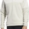 Adidas Men's DWR Colorblock Golf 1/4 Zip Clear Brown