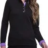 EP Pro Women's Long Sleeve Jacquard Snap Placket Golf Pullover Black Multi 1 EP Pro Women's Long Sleeve Jacquard Snap Placket Golf Pullover Black Multi -Golf Apparel Shop unnamed file 4668