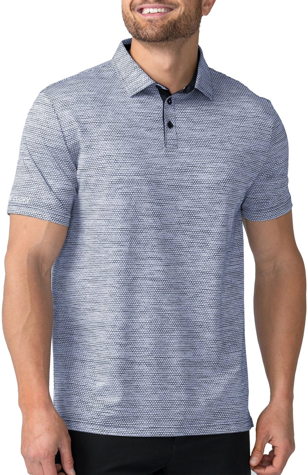 Black Clover Men's Nico Golf Polo Navy 3 Black Clover Men's Nico Golf Polo Navy