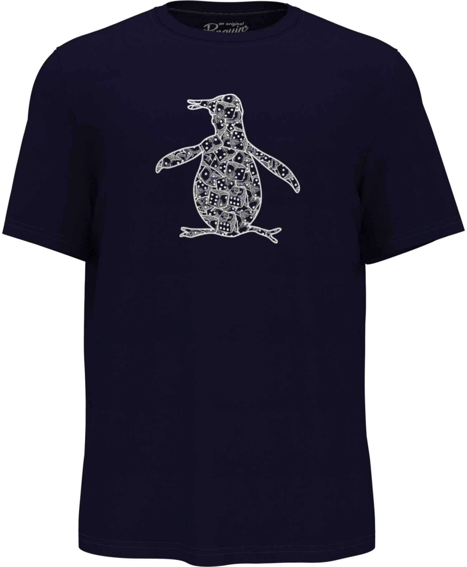 Original Penguin Men's Dice Print Pete Short Sleeve Golf T-Shirt Dark Sapphire 5 Original Penguin Men's Dice Print Pete Short Sleeve Golf T-Shirt Dark Sapphire - Image 3