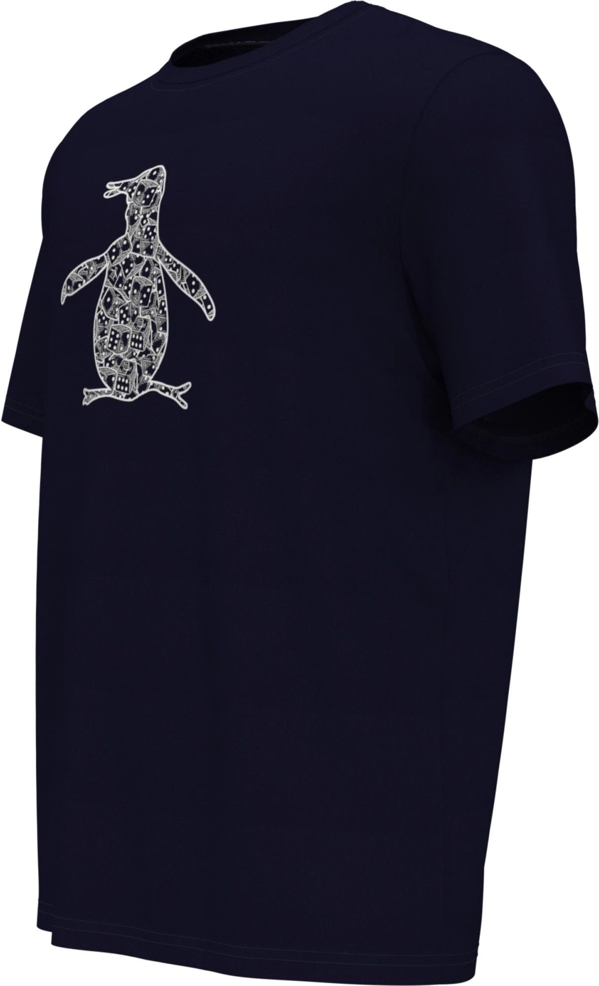 Original Penguin Men's Dice Print Pete Short Sleeve Golf T-Shirt Dark Sapphire 6 Original Penguin Men's Dice Print Pete Short Sleeve Golf T-Shirt Dark Sapphire - Image 4