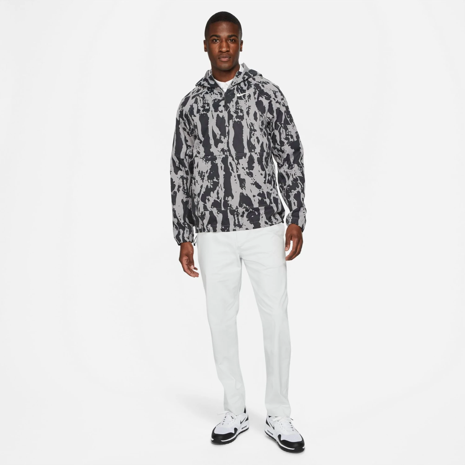 Nike Men's Camo Golf Anorak Dust 4 Nike Men's Camo Golf Anorak Dust - Image 2