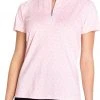 Sport Haley Women's Julia Short Sleeve Golf Polo Sweet Pink