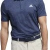 Adidas Men's Jacquard Golf Polo Crew Navy/collegiate Navy -Golf Apparel Shop unnamed file 483