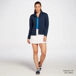 Slazenger Women's Embossed Full Zip Golf Jacket Navy 13 Slazenger Women's Embossed Full Zip Golf Jacket Navy -Golf Apparel Shop unnamed file 4851
