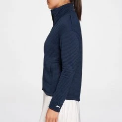 Slazenger Women's Embossed Full Zip Golf Jacket Navy 15 Slazenger Women's Embossed Full Zip Golf Jacket Navy -Golf Apparel Shop unnamed file 4853