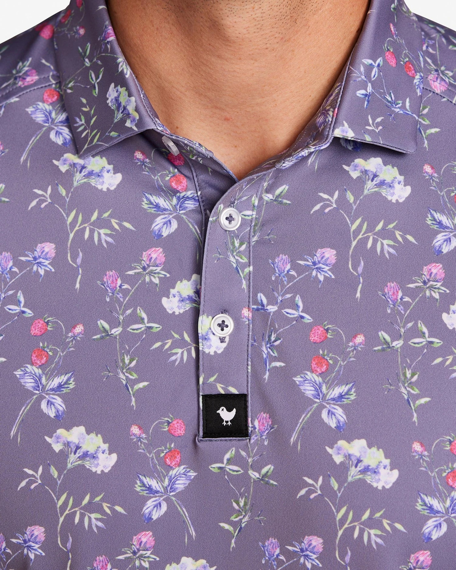 Bad Birdie Men's Lush Golf Polo 5 Bad Birdie Men's Lush Golf Polo - Image 3