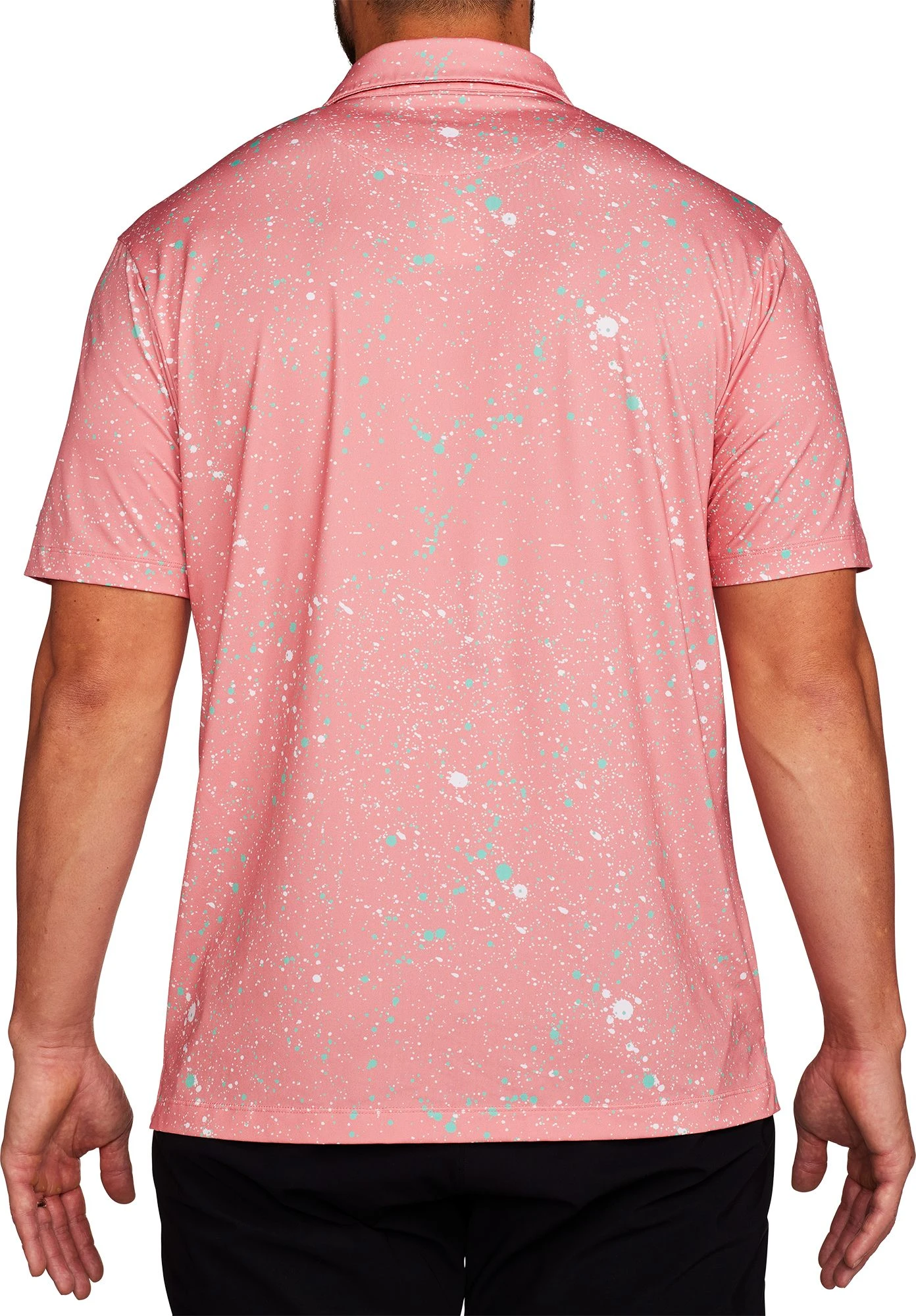 Bad Birdie Men's Paint Splatter 2: The Sequel Golf Polo 4 Bad Birdie Men's Paint Splatter 2: The Sequel Golf Polo - Image 2