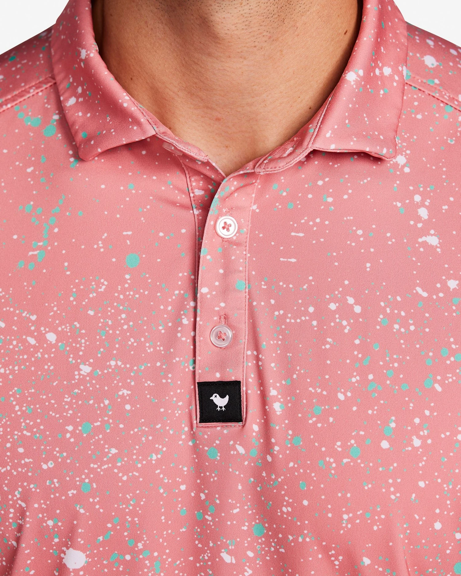 Bad Birdie Men's Paint Splatter 2: The Sequel Golf Polo 5 Bad Birdie Men's Paint Splatter 2: The Sequel Golf Polo - Image 3