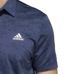 Adidas Men's Jacquard Golf Polo Crew Navy/collegiate Navy -Golf Apparel Shop unnamed file 487