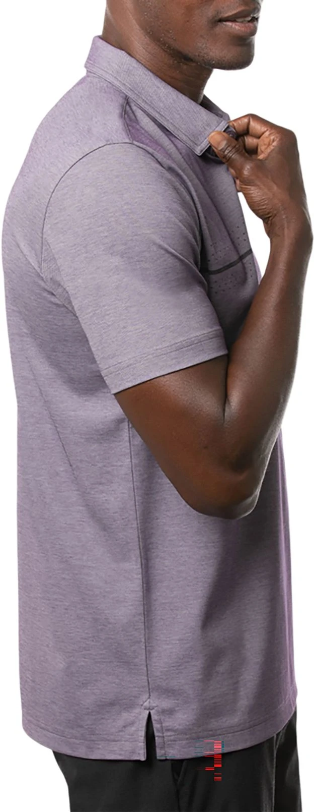 TravisMathew Men's Aboat Time Golf Polo Heather Mulled Grape 5 TravisMathew Men's Aboat Time Golf Polo Heather Mulled Grape - Image 3