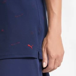 PUMA Women's CLOUDSPUN Love Golf Polo Navy Blazer/ski Patrol 9 PUMA Women's CLOUDSPUN Love Golf Polo Navy Blazer/ski Patrol -Golf Apparel Shop unnamed file 5053