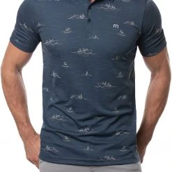 TravisMathew Men's Fun And Games Golf Polo Insignia