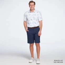 Walter Hagen Men's Perfect 11 Paradise Print Golf Polo Paradise Monument Grey 9 Walter Hagen Men's Perfect 11 Paradise Print Golf Polo Paradise Monument Grey -Golf Apparel Shop unnamed file 5109